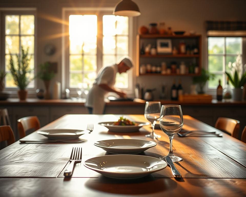Hoe breng je harmonie tussen koken en eten?