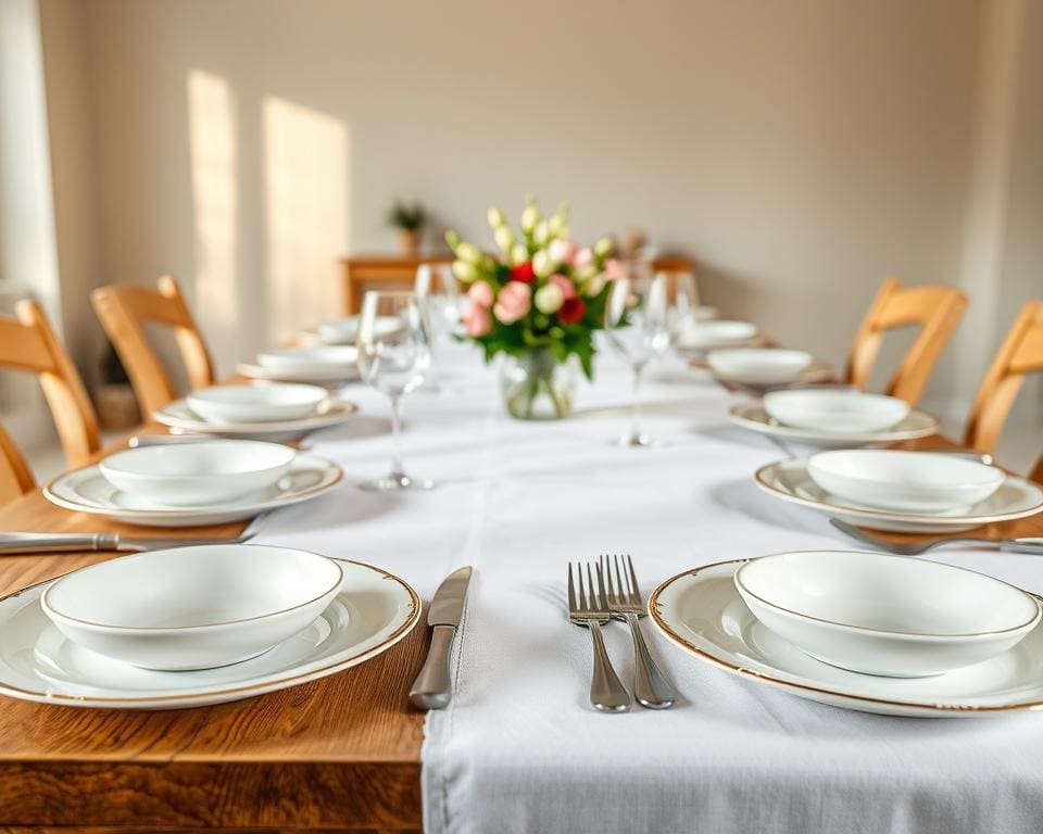 Hoe breng je harmonie tussen servies en tafel?