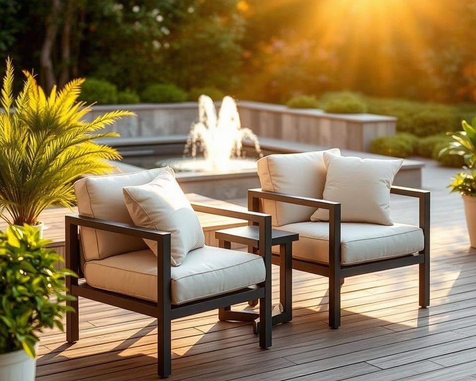 Hoe kies je comfortabele stoelen voor op het terras?