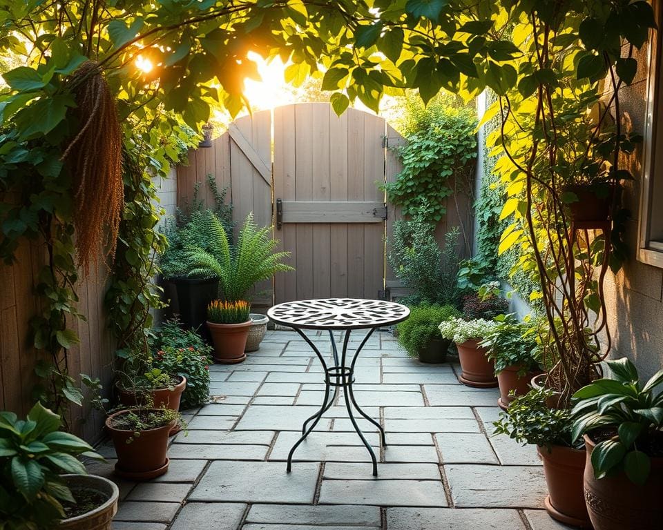 Hoe richt je een kleine tuin praktisch en gezellig in?