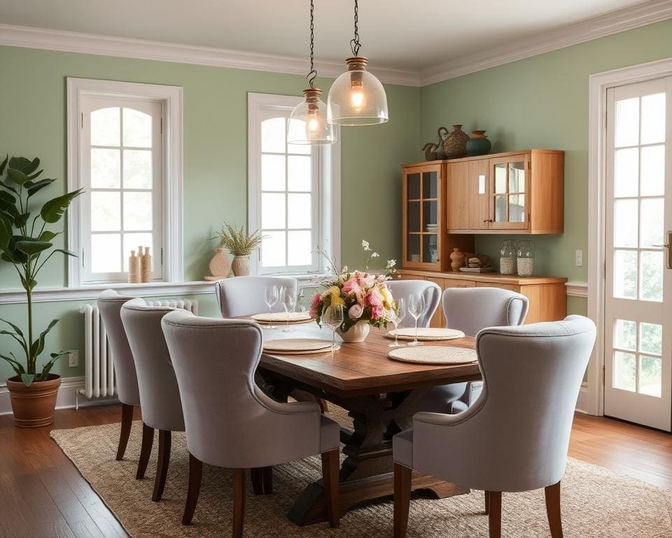 Waarom kiezen voor pastelkleuren in eetruimtes?