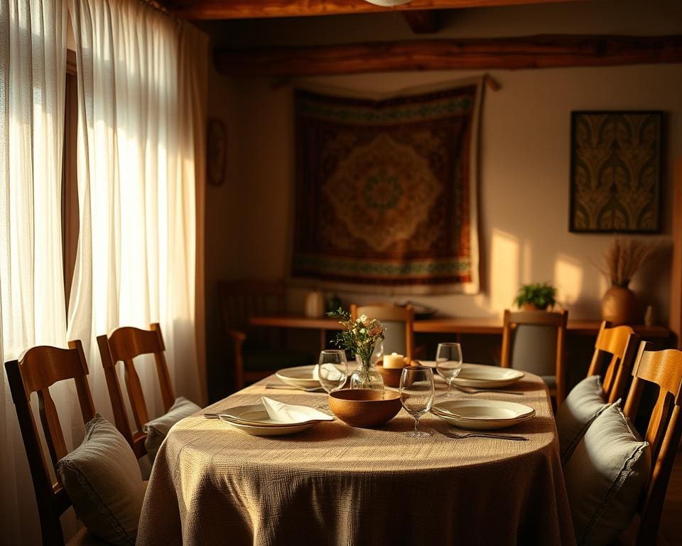 Waarom kiezen voor textiel in de eetruimte?