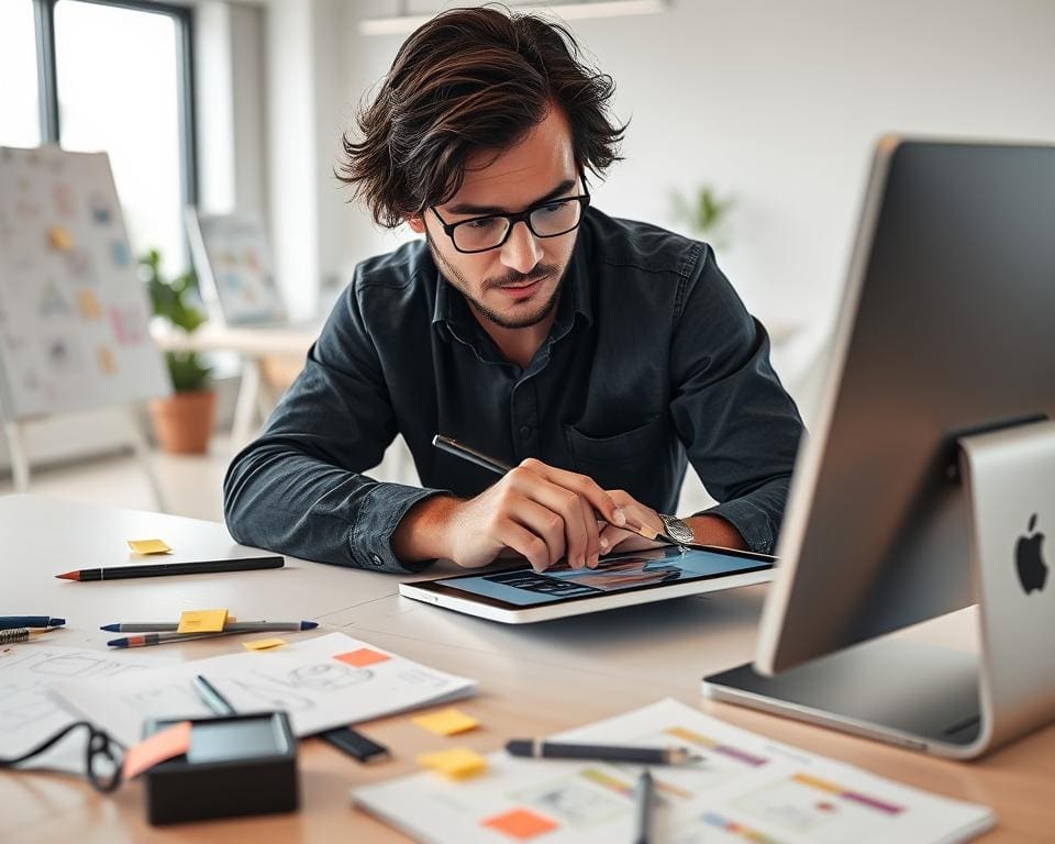 Wat doet een UX-designer in zijn dagelijks werk?