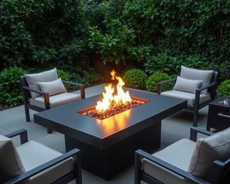Wat maakt een vuurtafel een blikvanger in je tuin?