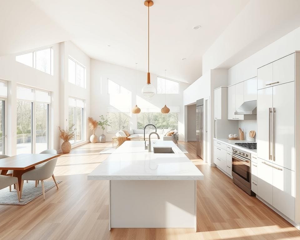 Wat zijn de voordelen van een open keukendesign?