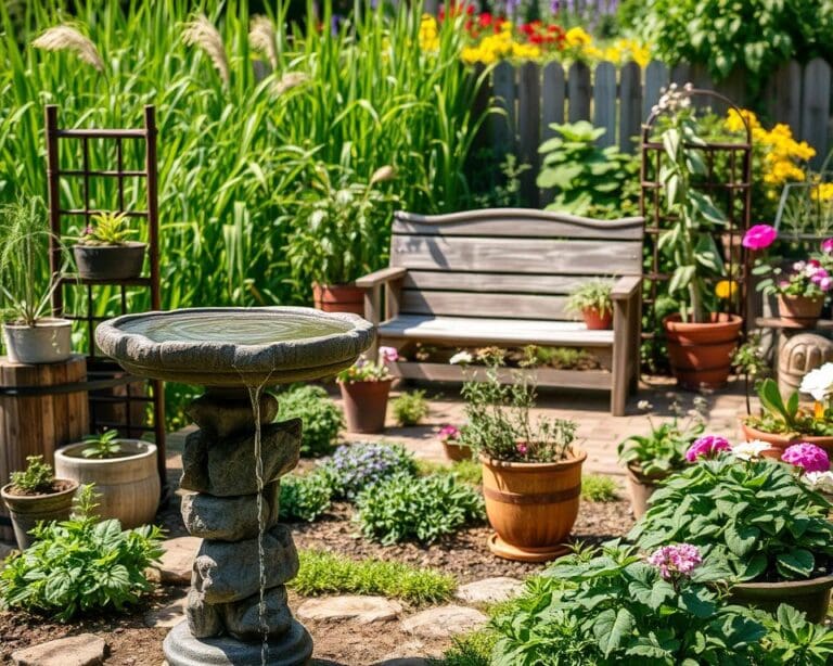 Wat zijn duurzame materialen voor tuinaccessoires?