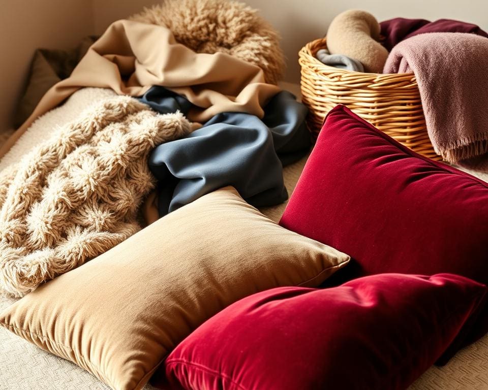 Welke materialen voelen zacht aan bij aanraking?