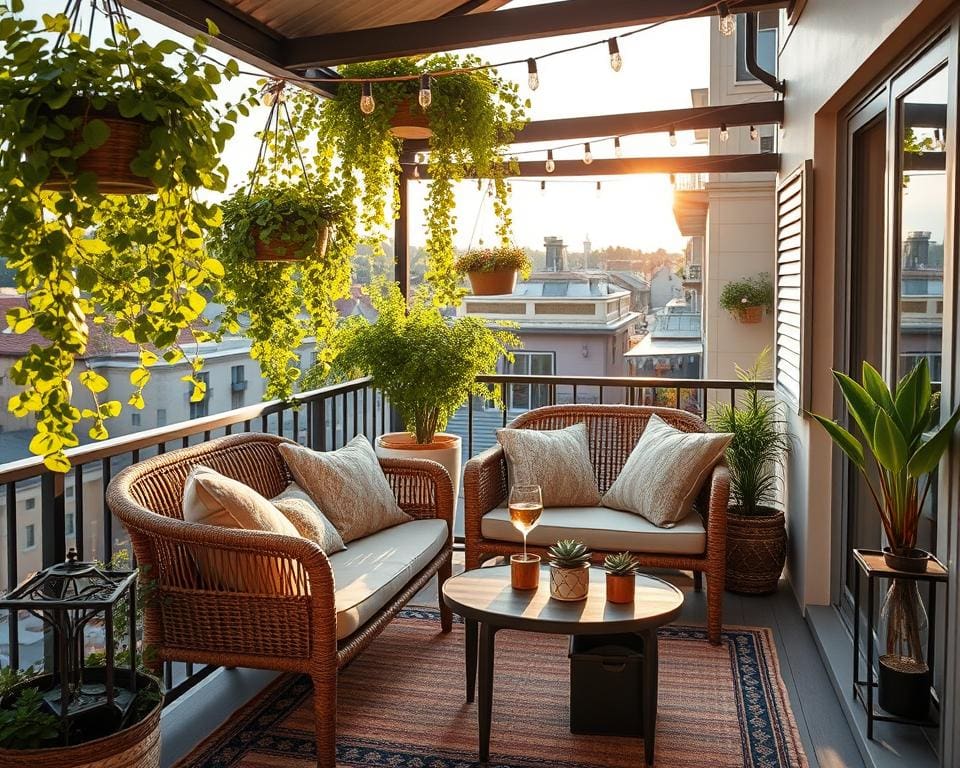 Hoe maak ik mijn balkon gezelliger?