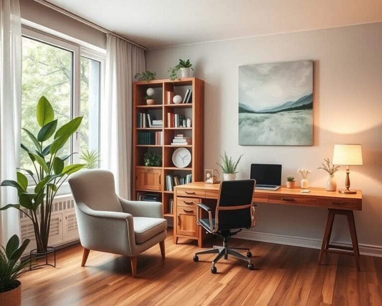 Hoe richt je een thuiskantoor rustgevend in?