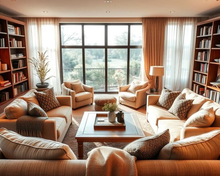 Hoe richt je een warme en zachte leefruimte in?