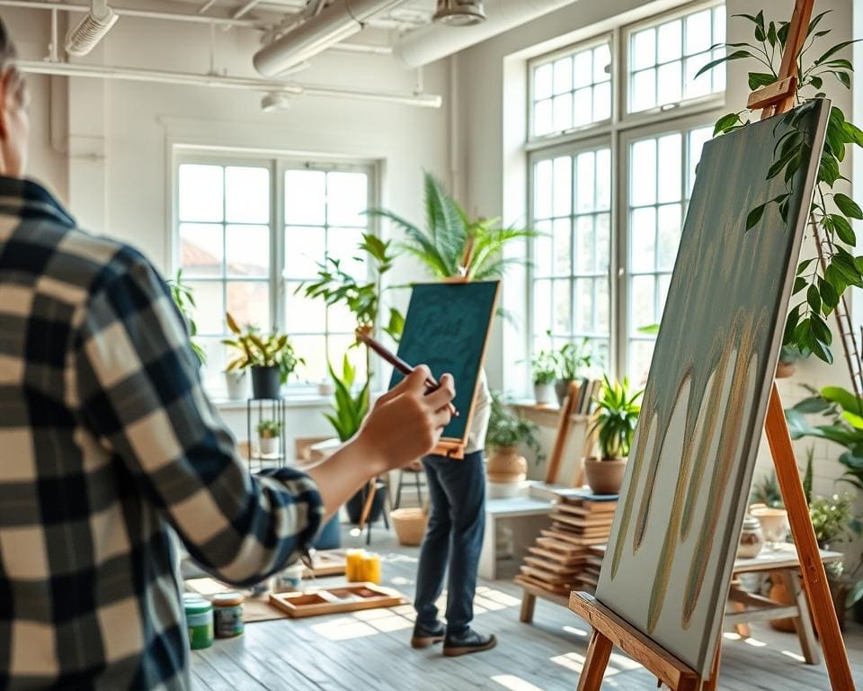 Hoe werkt schilderen met duurzame verfsoorten?