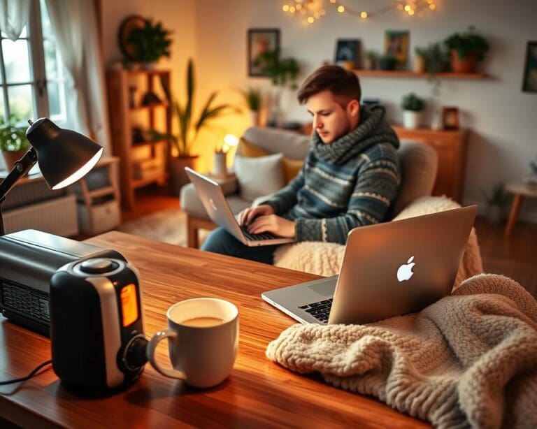 Wat helpt tegen kou tijdens thuiswerken?