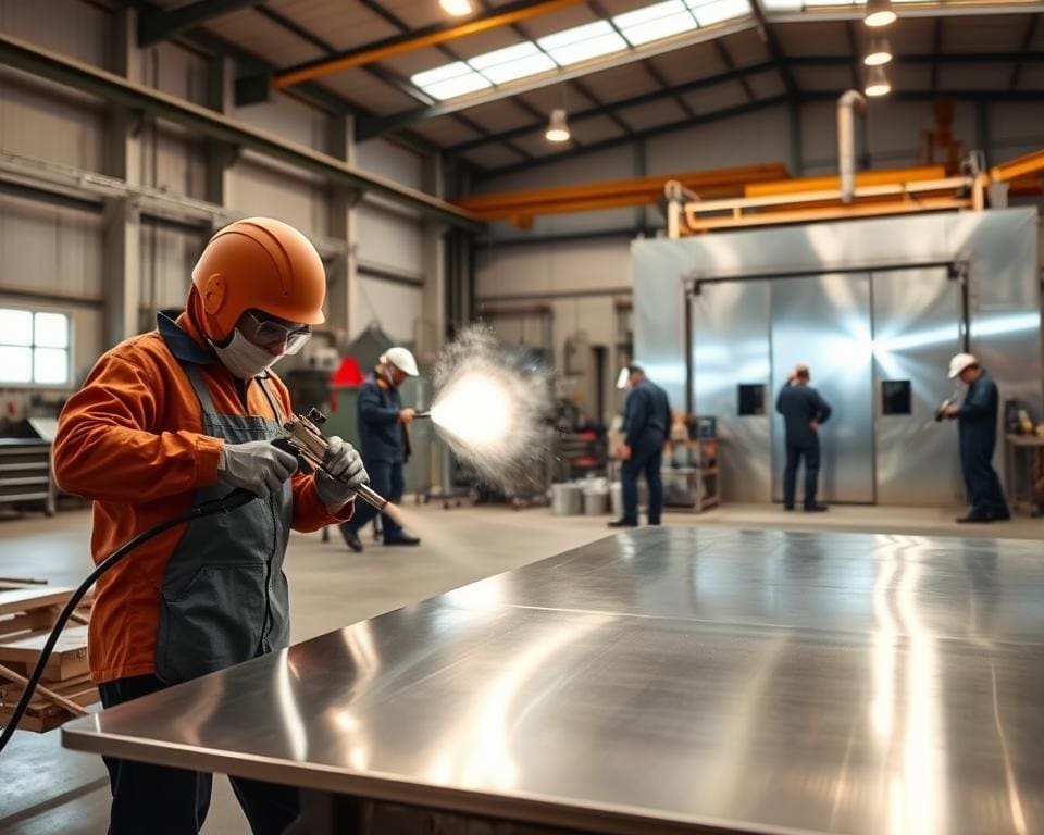 Wat is het verschil tussen staal coaten, schooperen en metalliseren?