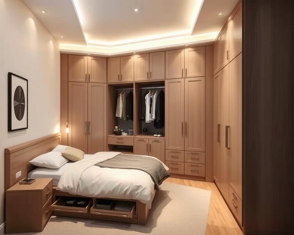 Welke kastoplossingen werken in kleine slaapkamers?