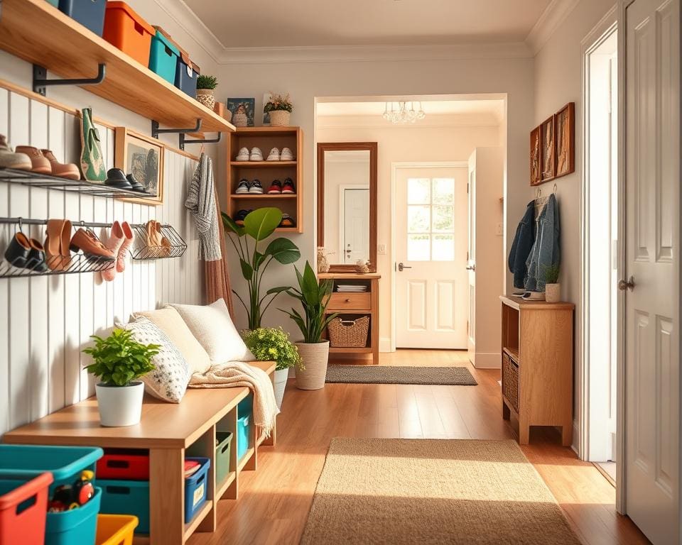 Hoe richt je een hal gezinsvriendelijk in?