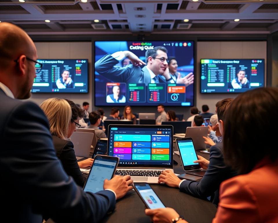 Hoe werkt een quizplatform voor grote online groepen?