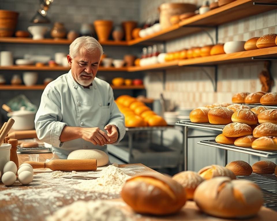 Wat doet een bakker bij dagverse productie?