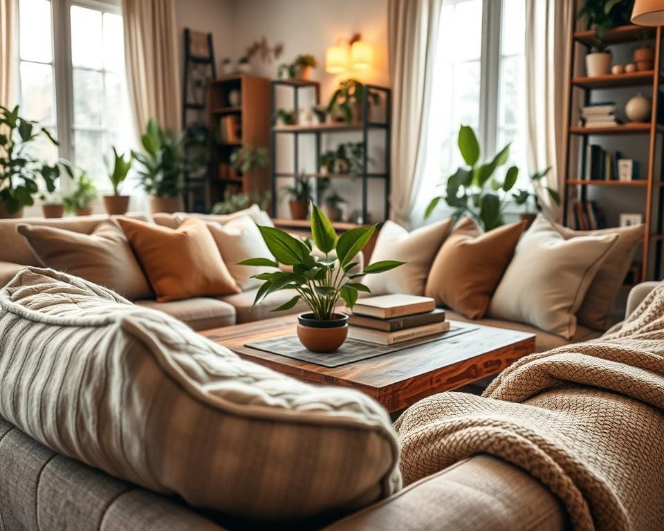 Hoe richt je een gezellige woonkamer in?