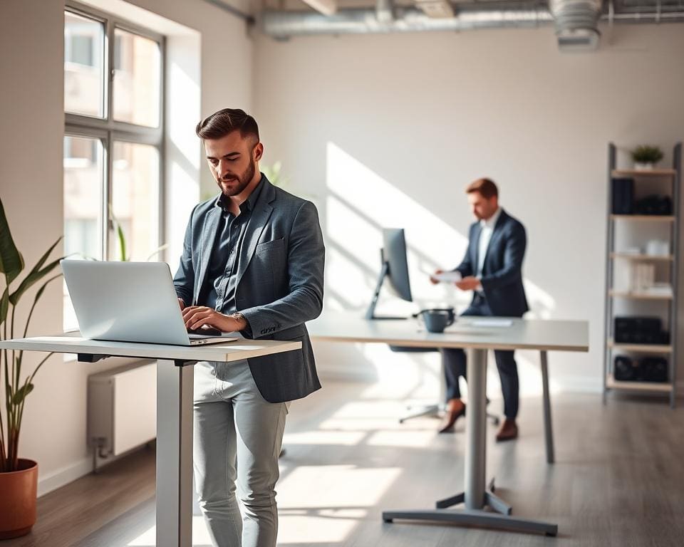 Is een sta-bureau beter dan zittend werken?