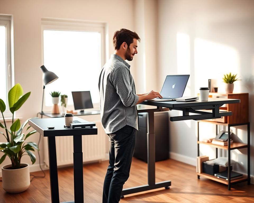 Is een sta-bureau geschikt voor fulltime thuiswerken?