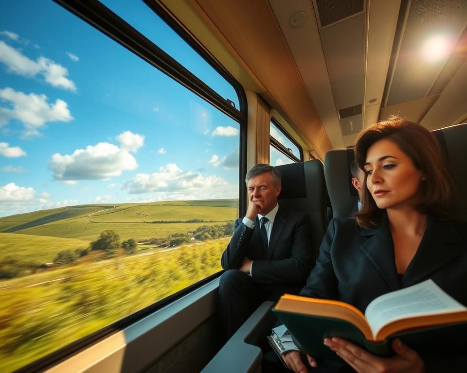 Is een treinreis naar Londen comfortabel?