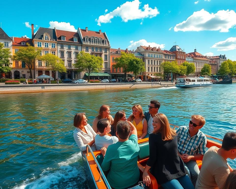 Wat maakt een boottocht door de stad zo leuk?