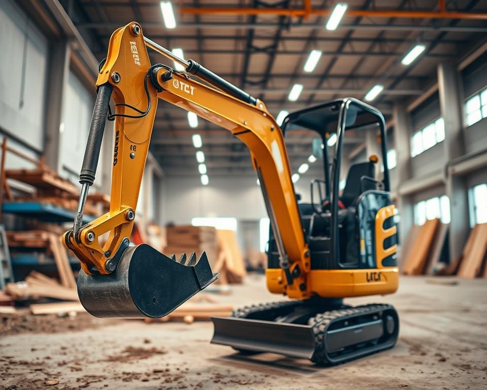 Wat maakt een elektrische minigraver geschikt voor binnenwerk?