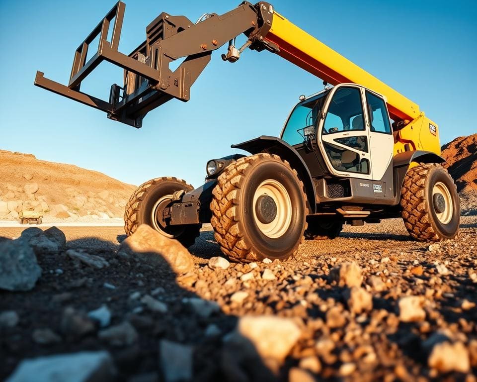 Wat maakt een verreiker geschikt voor ruw terrein?