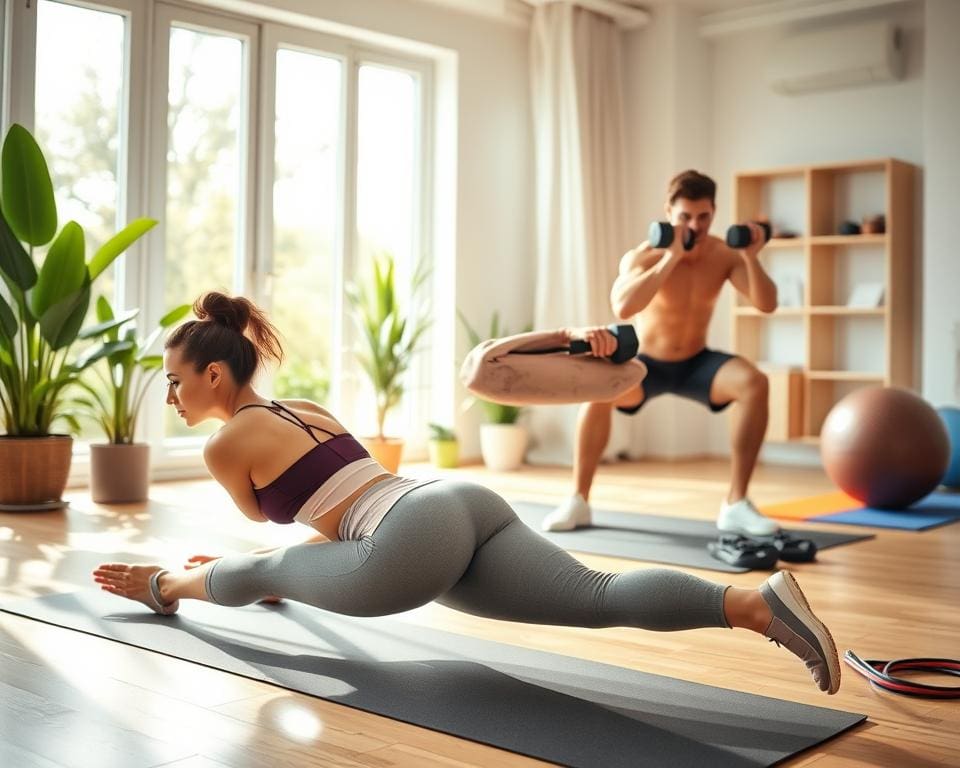 Welke fitnessoefeningen kun je thuis doen?