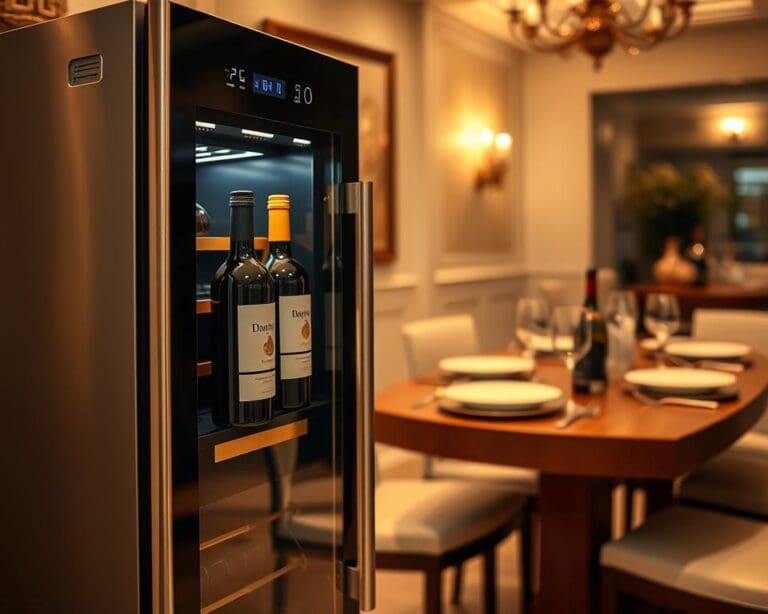 Welke wijnkoeler houdt flessen op temperatuur?