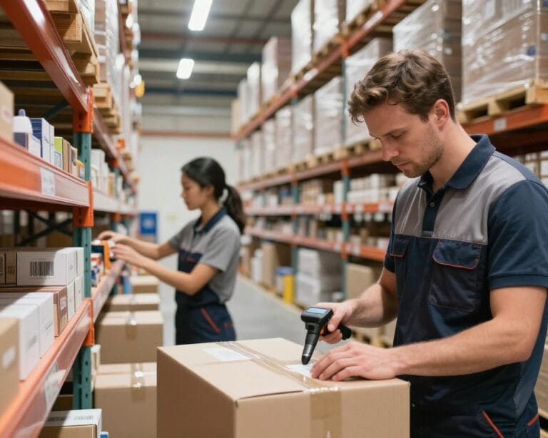 Wat doet een magazijnmedewerker in een logistiek centrum?