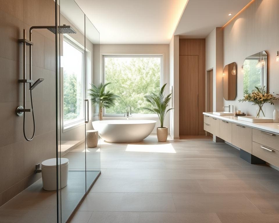 badkamer met inloopdouche