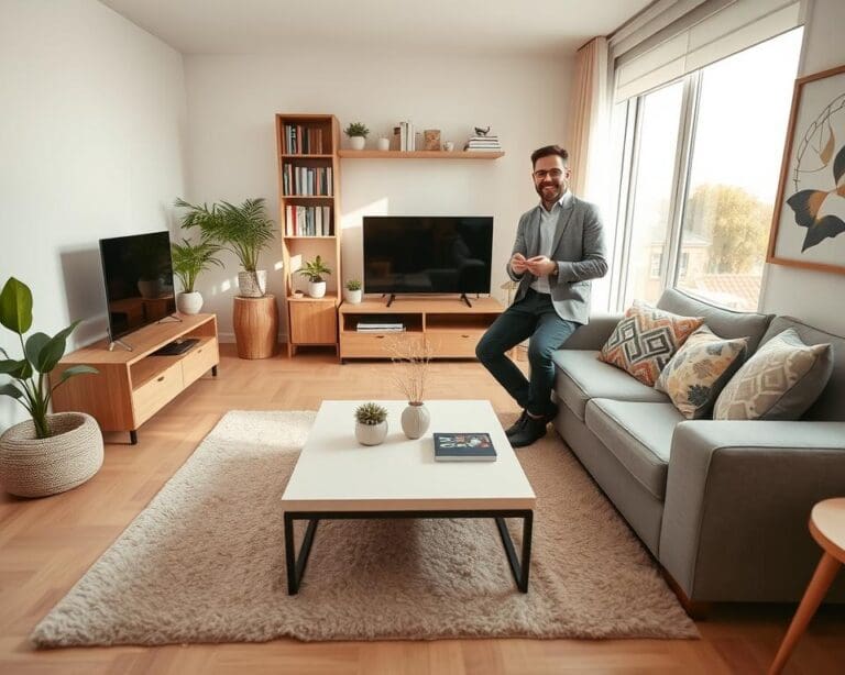 kleine woonkamer inrichten