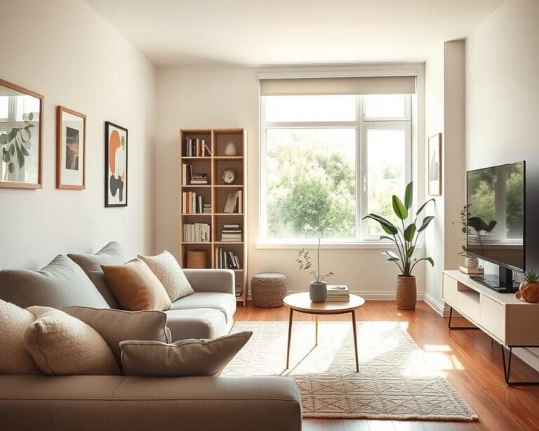 kleine woonkamer inrichten