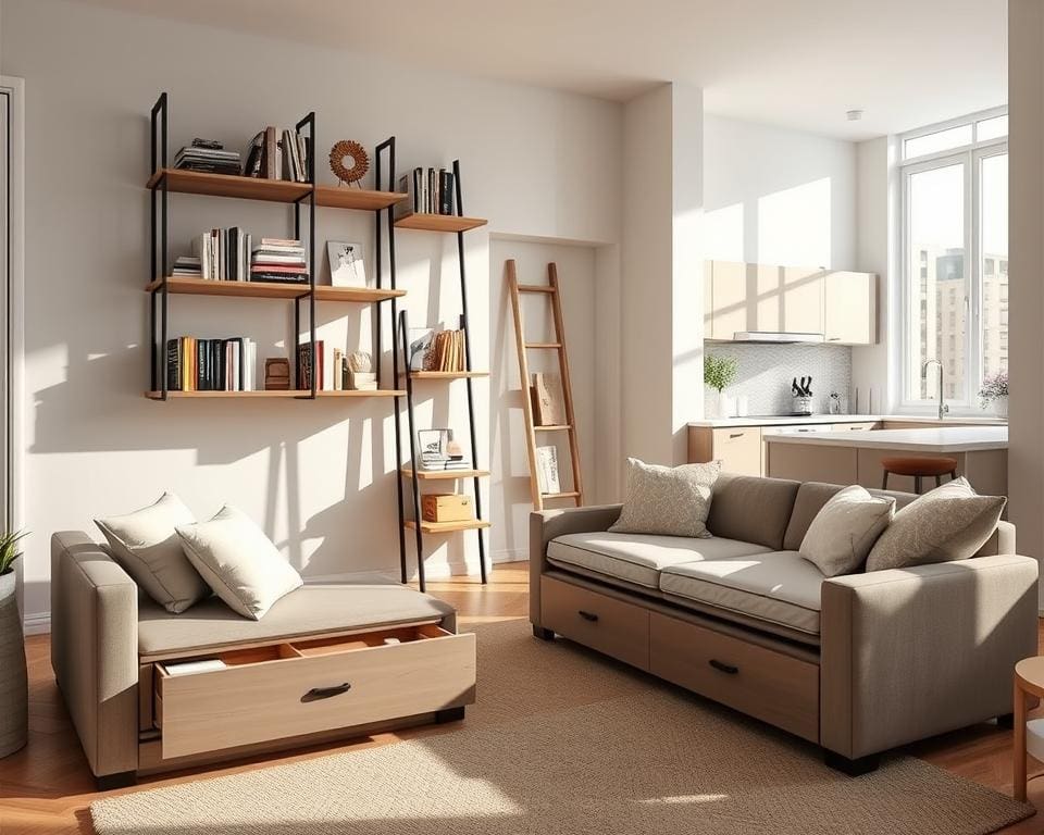 opbergoplossingen kleine ruimtes
