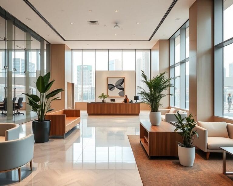 bank modern interieur