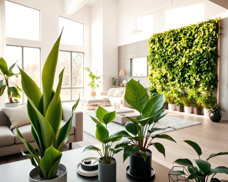 planten modern huis