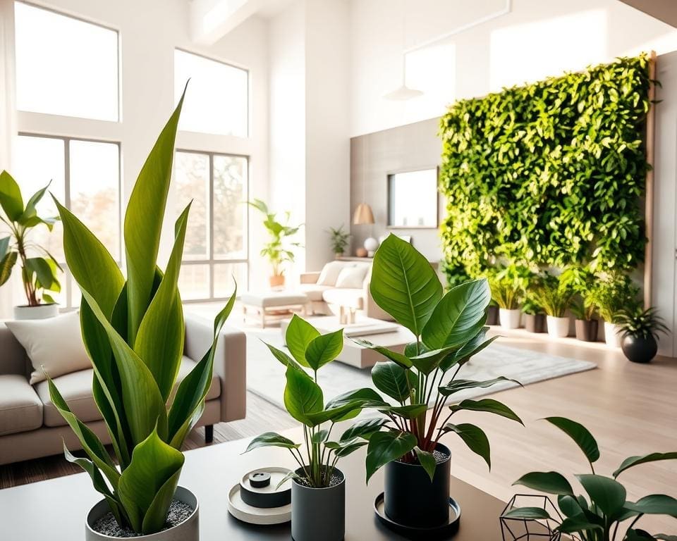 planten modern huis