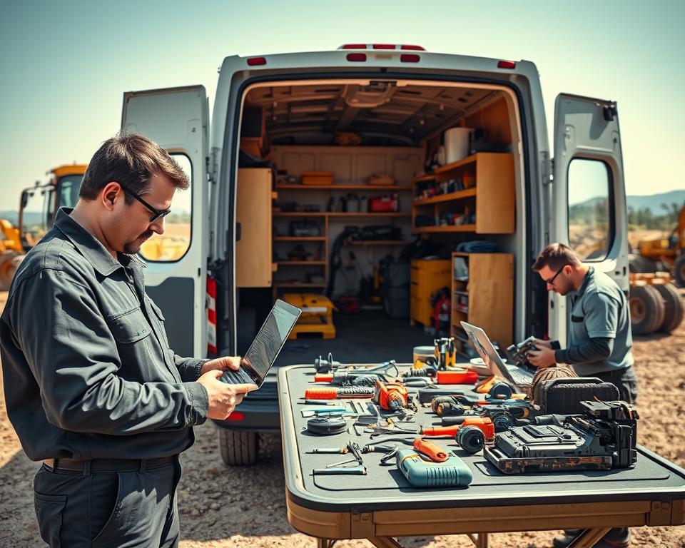 mobiele werkplaats